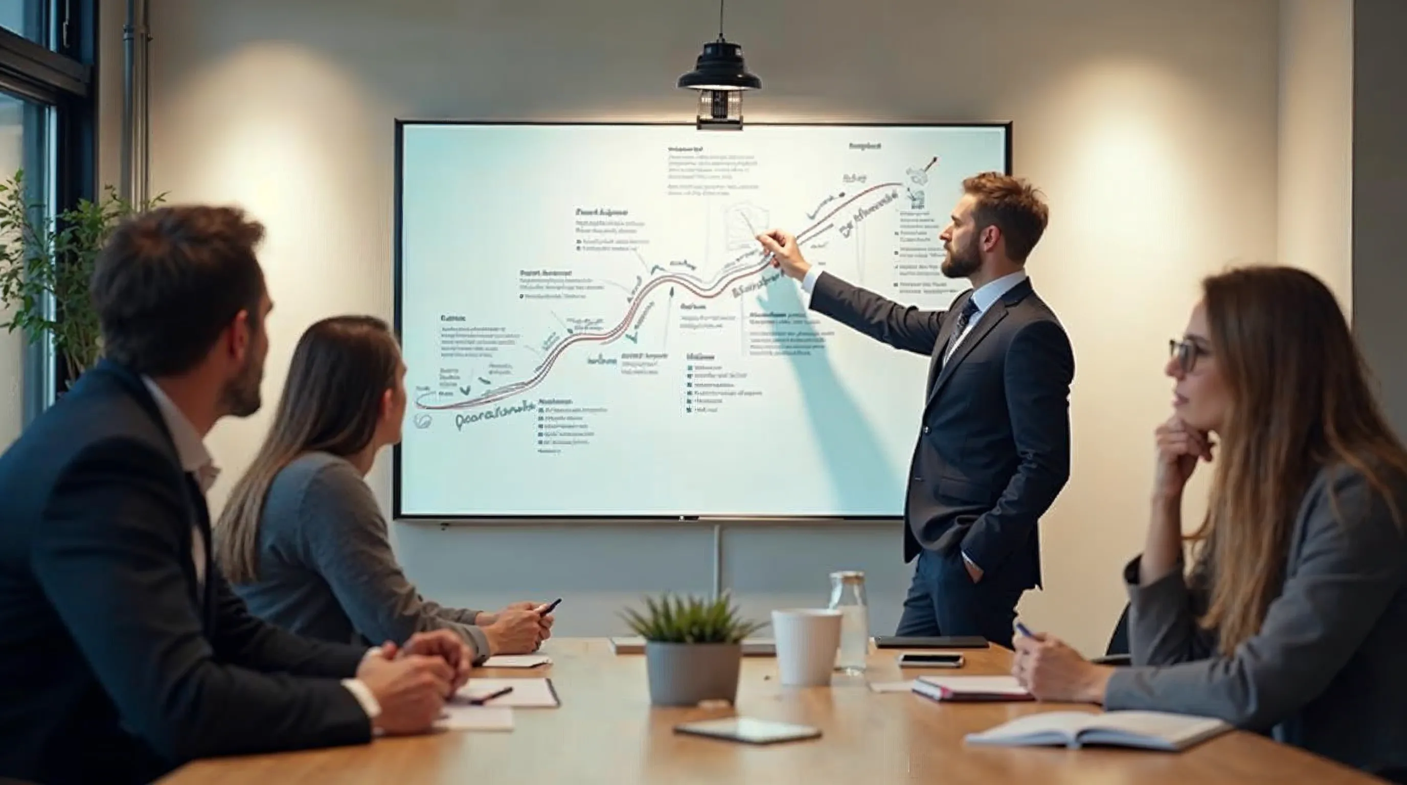 Business leader planning next steps in NIS2 implementation