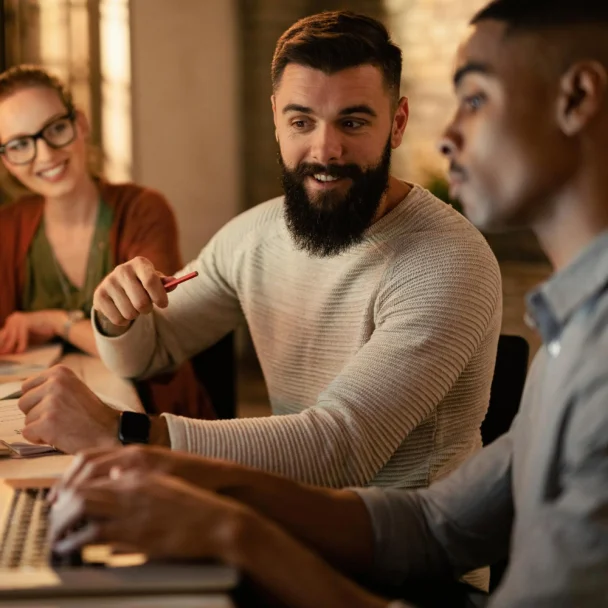 Securapilot-teamet i möte